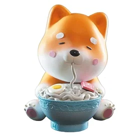 Plastoy Shiba Ramen Figur Monivärinen 80241 15cm