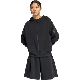Adidas Soft Lux Full Zip Hoodie (Kvinnors)