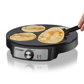 Cloer 6625 Pannkaksmaskin 1200 W Svart
