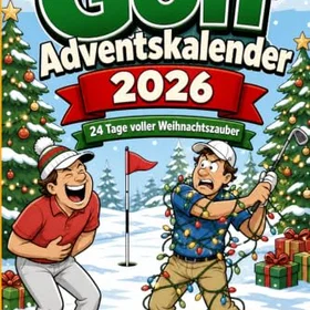 Golf 24 dagar med golfhumor gåtor spel julklapp för golfare Adventkalender 2026