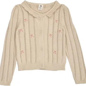 Müsli Bouquet Strikket Pointelle Cardigan