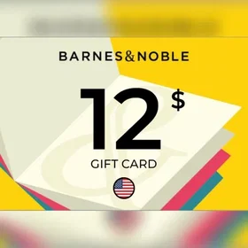 Barnes and Noble Gavekort 12 USD