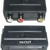 DanaCom COM #3354654 SCART till 3xRCA (ljud + komposit) Adapter