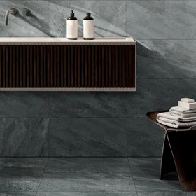 LTG Keramiske Flisegulv Terra Anthracite Stein 30x60cm 9.5cm 2100-361