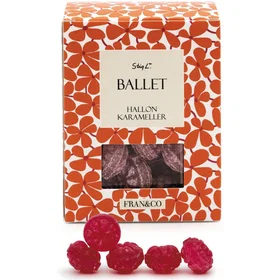 FRAN&CO Stig L Ballet Hallonkarameller 100g