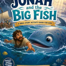 Jonah and the Big Fish Aktivitetsbok för Barn