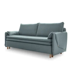 Miuform Charming Canapé 3 places convertible couchage quotidien avec coffre en tissu