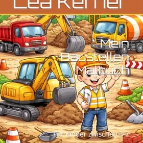 Mein Baustellen Malbuch för barn