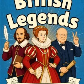 British Legends Färgläggningsbok för barn