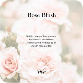 WoodWick Rose Blush Mellan Sandglasformad Ljus 275g