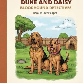 Duke The Adventures Of And Daisy: Bloodhound Detectives: Book 1: Creek Caper Färgläggningsbok för Barn