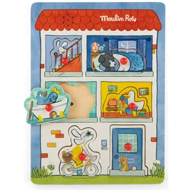 Moulin Roty Puzzle Sensoriel Jungle