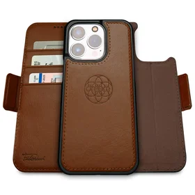 Dreem Fibonacci Étui Portefeuille Anti-choc pour iPhone 14 Pro