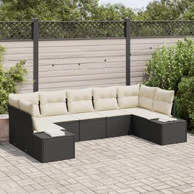 vidaXL Garden Sofa Set with Cushion 7 Pieces 3347207