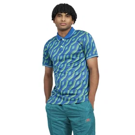 Umbro Jacquard Kortärmad Polo Shirt (Herr)