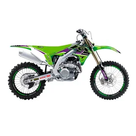 Blackbird Racing Vehicle Decals - Chrome Series Kawasaki Kx 19-23 Black Stickers