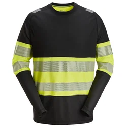 Snickers Workwear 2430 Långärmad T-shirt Hög Synlighet