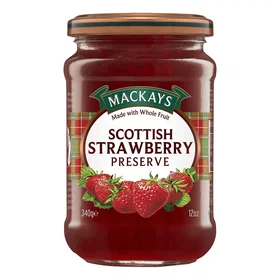 Mackays Jordgubbsmarmelad 340g