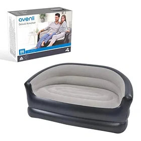 Avenli Deluxe 2 Person Inflatable Sofa (Dark Grey)