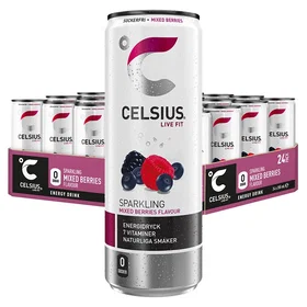 Celsius Mixed Berries 355ml 24 pack