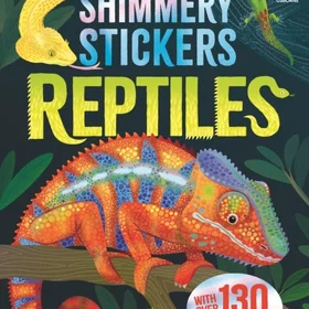 Shimmery Stickers Reptiles Häftad
