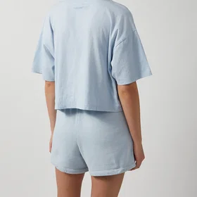 Anine Bing Kam Short Framed Monogram Bomulls Shorts (Dame)