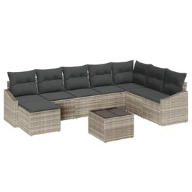 vidaXL Sofa Set with Cushion 9 Pieces 3346852