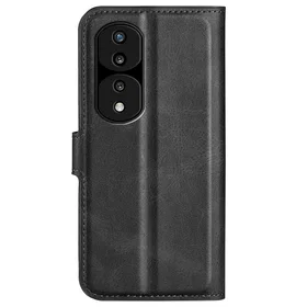 Lompakko Läderplånboksfodral för Honor 70 Pro