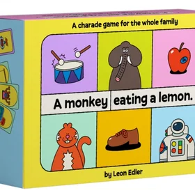 Leon A Monkey Eating a Lemon (P245z)