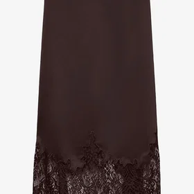 Vero Moda Vmnovi Lace Satin Midi Kjole