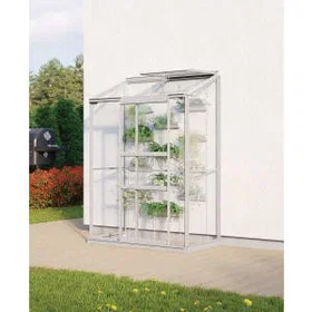 Vitavia Ida Toughened Glass Greenhouse with Steel Base 2x4ft