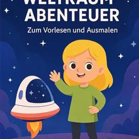 Linas Weltraumabenteuer Färgläggningsbok