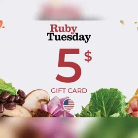 Ruby Tuesday Gavekort 5 USD