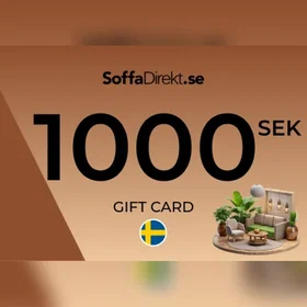 Soffadirekt Gavekort 1000 SEK