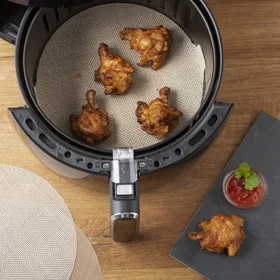 NoStik 2 Set Round Airfryer Baking Sheets