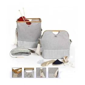 Prym Sac en Coton Gris Femme Shopper Bag