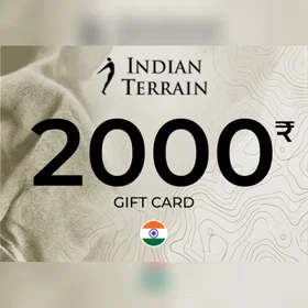 Indian Terrain Presentkort 2000 INR
