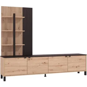 NUJA TV-stand 4 døre 3 hylder