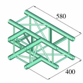 Alutruss DECOLOCK DQ4-PAT35 Pièce en T 90°