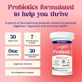 Enzymedica Subculture Probiotic 30 Kapslar