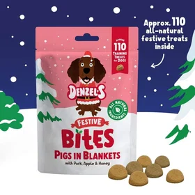 Denzel's Pigs in Blanket Bites Hundesnacks Julegodt 2x100g