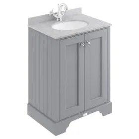 Bayswater Bathrooms Victrion Vanity Cabinet 600mm Plummett Grey