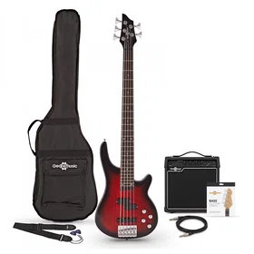 Gear4music Chicago 5 String Pack