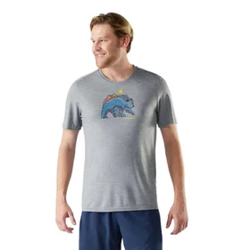 Smartwool Bear Strata Active Graphic Short Sleeve T-shirt (Homme)