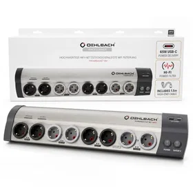 Oehlbach 907 MKII 2-voies Surge Protected Power Strip D1C17031
