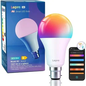 Lepro B3-UK AI Smart A70 B22 Clear 1521lm 1 pack