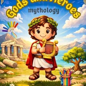 Coloring Book MYTHOLOGY FOR ADULTS, 50 DESIGNS: A Greek Mythology Featuring Greek Gods And Goddesses, Legendary Heroes, Warriors.., ... Fant