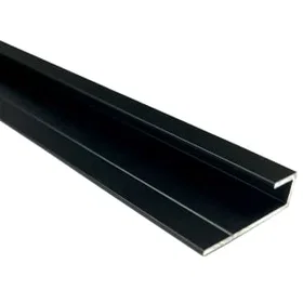 Wetwall Alloy End Cap Matt Black 2440 SWA-ECP-MB-2440