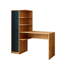 Hanah Home Stelula Bureau avec bibliothèque (50x143.2x143.2)cm