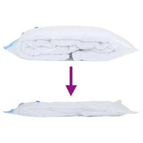 vidaXL Oppbevaringspose Plast 100x80cm 50 pcs